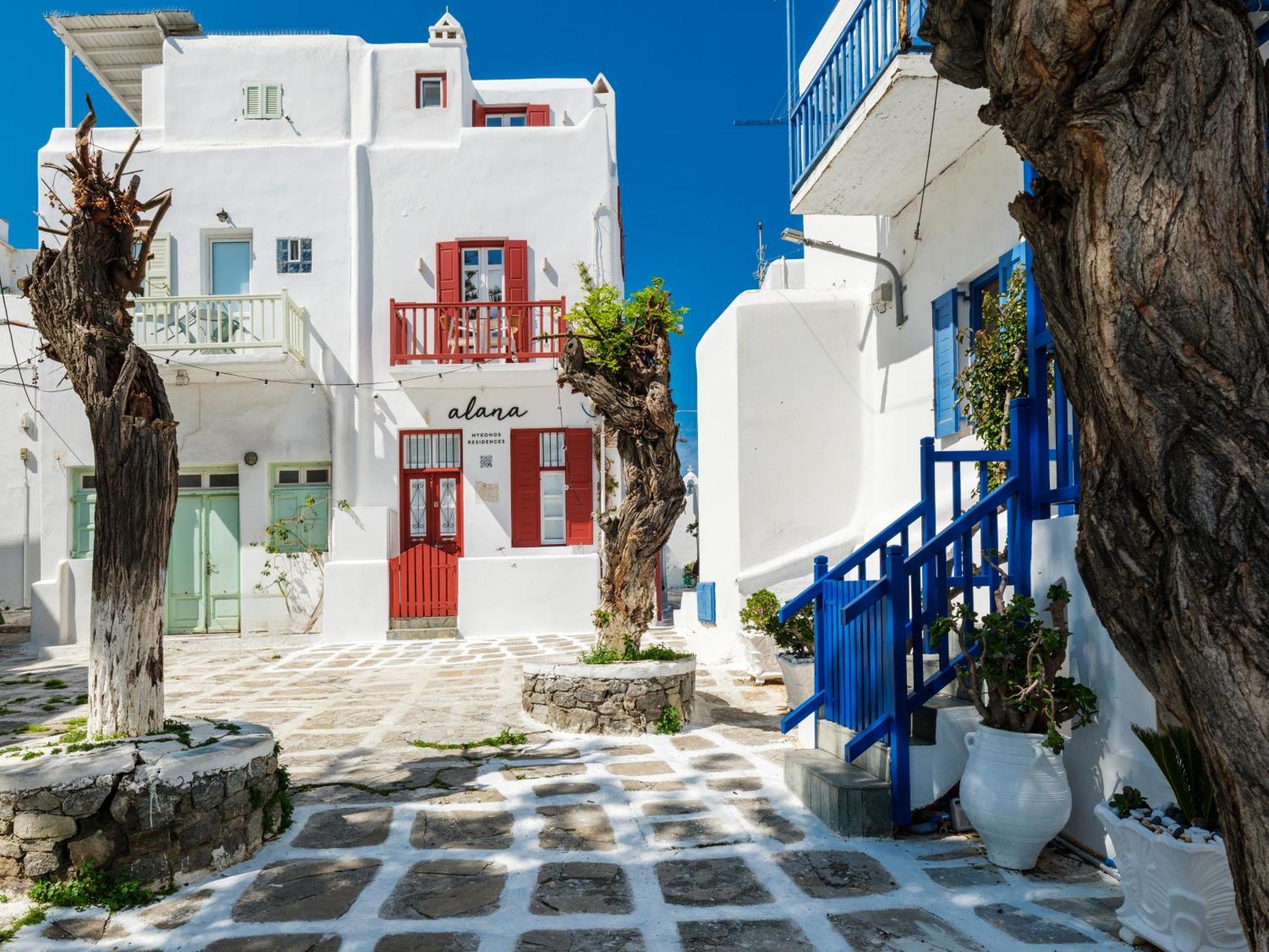 Hotel Alana Mykonos Mykonos Town Exterior foto